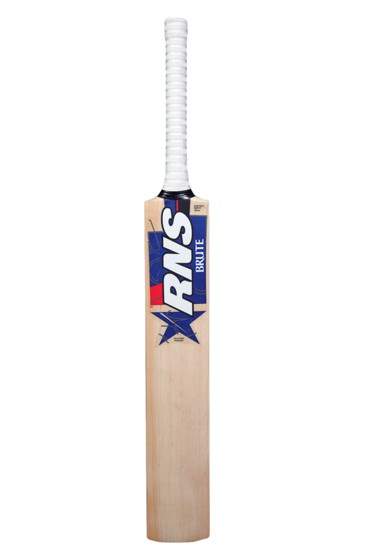Experience the power of precision with the RNS Larsons BRUTE Kashmir Willow Cricket Bat, meticulously handcrafted from premium seasoned Kashmir Willow and expertly compressed for maximum power and crisp strokeplay.
- ⚖️ Weight Range: Approximately 1170 – 1240 grams (2.10 – 2.15 lbs)
- 📏 Dimensions: Full-size length of 85.7 cm (33.7 inches)
- 🏏 Handle: Sarawak cane round handle with special 3-way rubber insertions for superior shock absorption and enhanced control
- 🧱 Design: Latest curved blade with thic