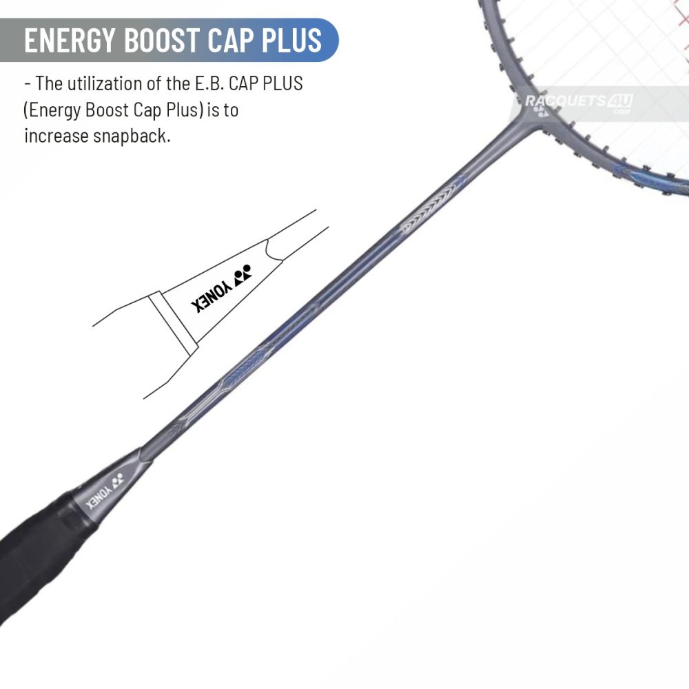 YONEX Astrox Attack 9 Badminton Racquet (Strung, Gun Metal Grey)