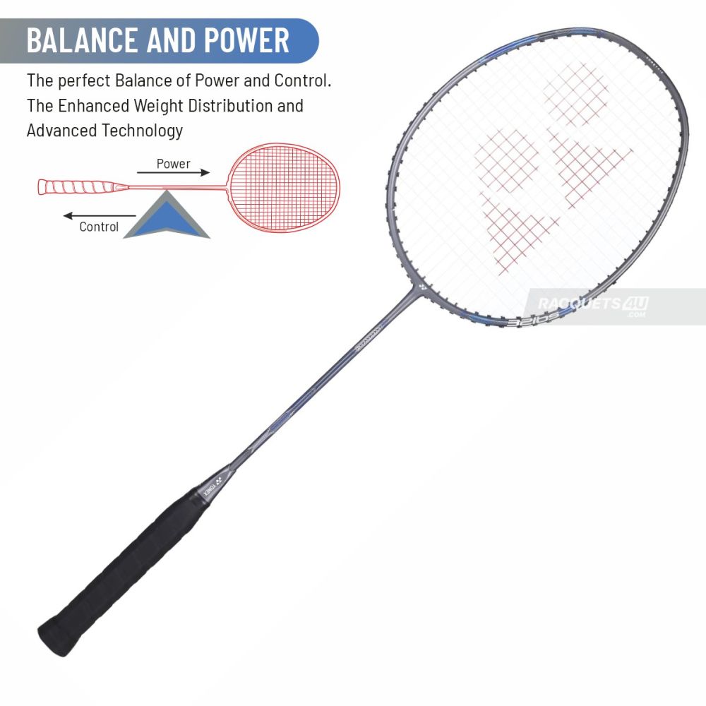 YONEX Astrox Attack 9 Badminton Racquet (Strung, Gun Metal Grey)